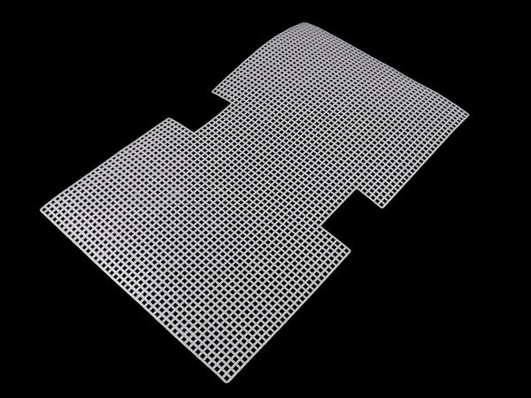 Premium White Plastic Canvas Grid for DIY Purse and Handbag Crafting - 4mm Mesh