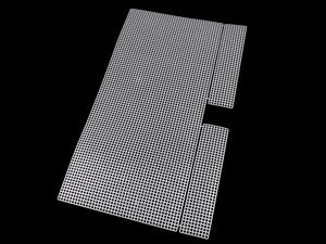 Premium White Plastic Canvas Grid for DIY Purse & Handbag Making - Embroidery Mesh for Crochet, Yarn, and Ribbon Crafting