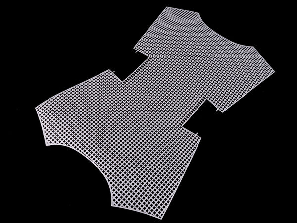 Premium White Plastic Canvas Grid for DIY Purse and Handbag Making
