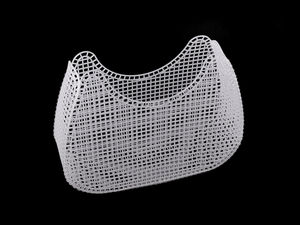 Premium White Plastic Canvas Grid for DIY Purse and Handbag Crafting - 4.5mm Mesh