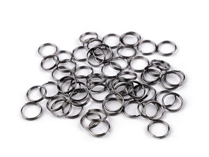Premium 10mm Double Split Rings - Durable Metal Connecting Rings for Haberdashery, Jewelry Making, and Accessories (20g Pack)