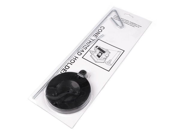 Heavy-Duty Metal Cone Thread Holder Stand for Sewing Machines - Universal Large Spool Dispenser