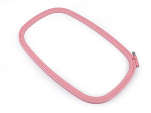 Premium Plastic Embroidery Hoop & Frame - Adjustable Tension Ring with Metal Screw for Cross Stitch, Embroidery & Needlecrafts