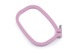 Premium Adjustable Plastic Embroidery Hoop - Crafting Frame with Metal Tension Screw