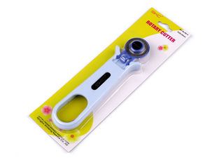 Premium 28mm Ergonomic Rotary Cutter (Blue Ice) – Precision Fabric, Leather, and Paper Cutting Tool for Patchwork and Crafting