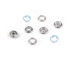 Roland Baby Premium Metal Snap Fasteners (Ø10 mm) for Thin Fabrics | 4-Part Press Stud Set