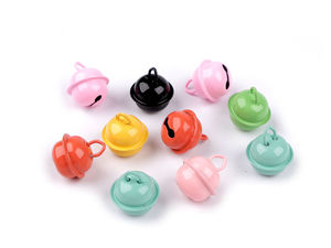 Premium Colored Metal Jingle Bells for Crafts, Holiday Wreaths & DIY Decor - Assorted Mix (18mm, 22mm)