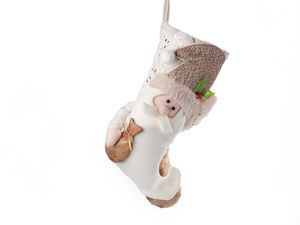Premium 3D Character Christmas Stocking - Large Festive Holiday Gift Bag, 25 x 50 cm
