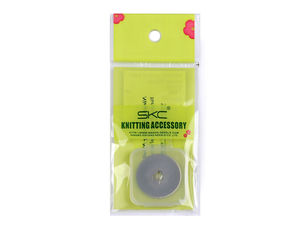Premium 28mm Rotary Cutter Replacement Blades (2-Pack) - Durable Steel for Fabric, Leather, and Paper