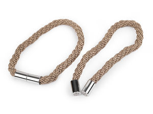 Premium Magnetic Curtain Tiebacks - Decorative Braided Drape Holdbacks and Clips for Window Treatments