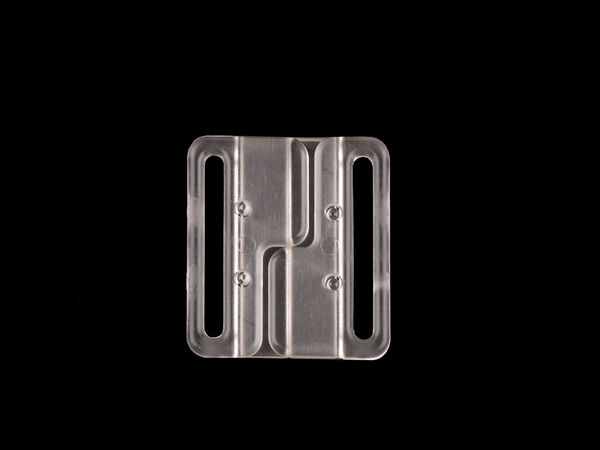 Premium Plastic Swimwear Fastener & Bikini Bra Clip (32mm) - Durable Front Clasp for Swimsuits, Lingerie & Light Belts
