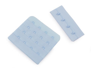 Premium 4-Hook Hook and Eye Bra Fasteners, 70mm Width Lingerie Closure Tape