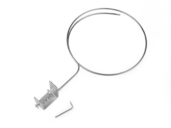 Professional Table-Mount Cord & Elastic Threader | Heavy-Duty Metal Drawstring Threading Stand for Hoodies, Bags & Tailoring