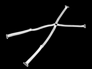 Premium Adjustable Criss-Cross Replacement Bra Straps with Durable Metal Fasteners (10mm Width)