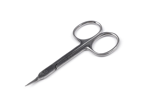 Premium Stainless Steel Manicure Scissors - Professional Nail and Cuticle Grooming Shears