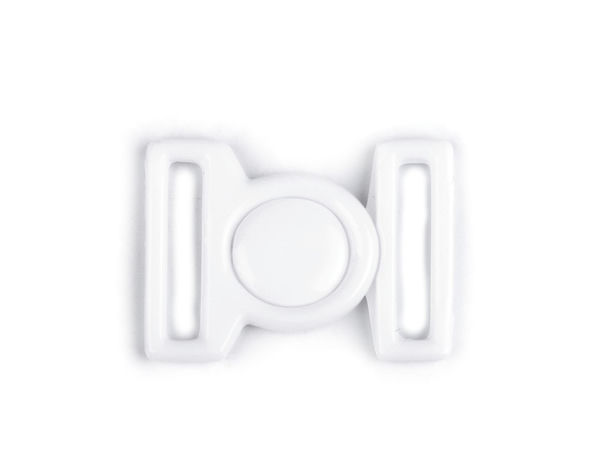 Premium Plastic Swimwear Fastener Buckle and Bikini Bra Clip - 16mm