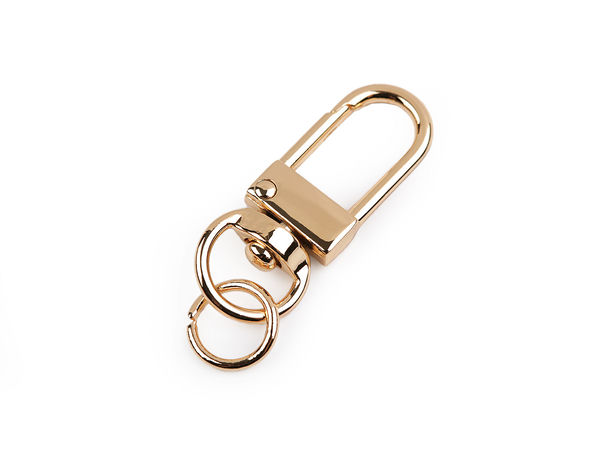 Premium Metal Swivel Snap Hooks with Key Ring | Fits 9mm Straps | Lobster Claw Clasps for Handbags, Lanyards & Keychain DIY Crafting