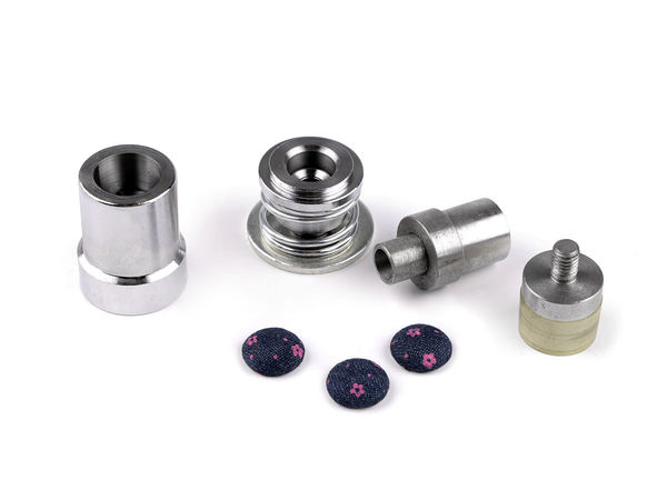 Premium Hand Press Die Mold Set for Baseball Cap Self-Cover Buttons - 4-Piece