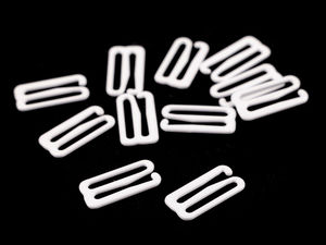 Premium Metal Bra Strap Hooks (18mm) - Durable Swimwear & Lingerie Hardware for Sewing and Repair