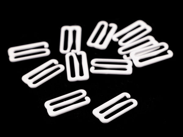 Premium Metal Bra Strap Hooks (18mm) - Durable Swimwear & Lingerie Hardware for Sewing and Repair