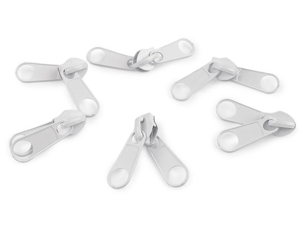 Premium Double-Sided Metal Zipper Slider for #10 Nylon and Spiral Zippers - Non-Locking