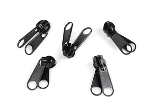 Premium No. 7 Double-Sided Metal Zipper Sliders for Nylon Spiral Zippers