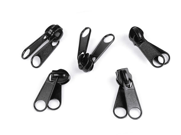 Premium No. 7 Double-Sided Metal Zipper Sliders for Nylon Spiral Zippers