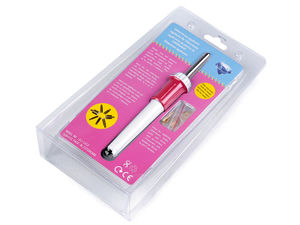 Professional Hotfix Rhinestone Applicator Wand Tool Set - Includes 7 Interchangeable Tips & Safety Stand