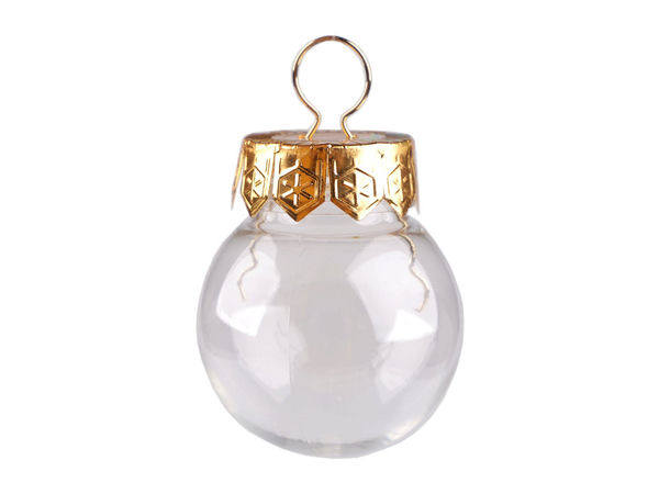 Clear DIY Fillable Craft Baubles (4cm, Shatterproof Plastic) – Custom Holiday Hanging Ornaments