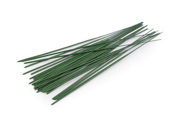 Green Flexible Plastic Floral Stems (20 cm) – Durable Craft Wire for DIY Flower Making and Decorations