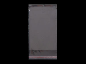 Premium Clear Self-Adhesive PP Packaging Bags (7x10 cm) - Resealable Plastic Pouches for Jewelry and Crafts