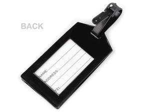 Premium Silicone Luggage Tag with Airplane Motif – Flexible Suitcase ID Name Tag for Travel Bag Accessories