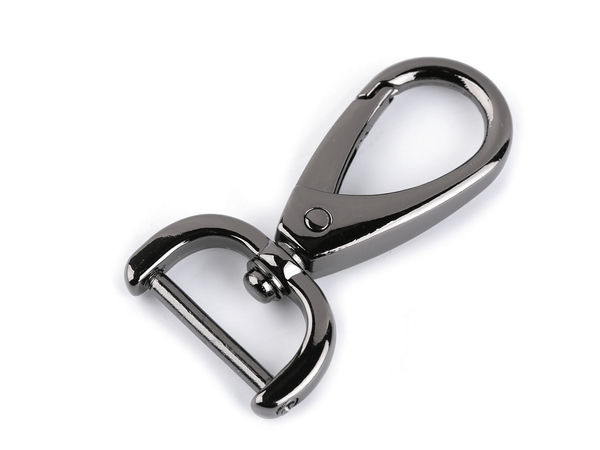 Detachable Metal Lobster Claw Swivel Clasp with Screw Bar (19mm) – Premium Snap Hook for Handbags, Purses, and Pet Leashes