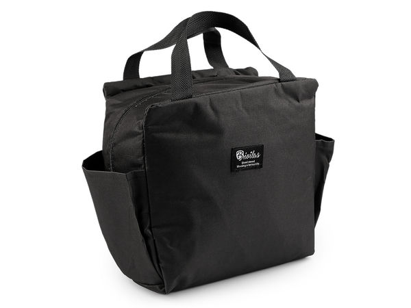 Premium Foldable Insulated Lunch Bag - Designer Thermal Snack Tote with Carry Handle (25x26 cm)
