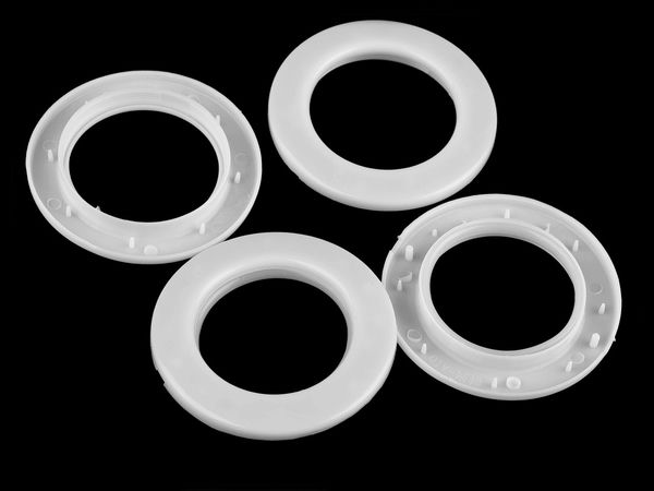 Premium 3-Part Snap Grommets for Curtains and Drapes - 42mm Internal Diameter Eyelets