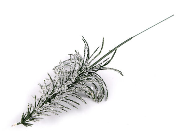 Mini Frosted Artificial Christmas Trees on Flexible Wire - Green Holiday Decor for Wreaths, Flower Pots, and DIY Winter Village Crafts