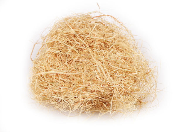 Premium Ivory Natural Bast Fibre for Crafting, Gift Wrapping & Floral Arrangements - 500g Bulk Pack