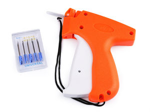 Professional Fabric Tagging Gun Kit with 5 Replacement Needles - Heavy Duty Label Attacher for Textiles, Carpets & Leather