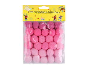 Premium Craft Pom Poms 20mm - Assorted Color Options for DIY Art, Fashion & Haberdashery
