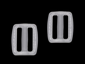 Premium Transparent Tri-Glide Strap Slider Adjusters | Durable Plastic Buckles for Backpacks, Belts, Bags, and Apparel (25mm & 32mm)