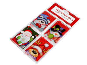 Festive Christmas Paper Gift Tags with Satin Cord and Glitter Accents - Premium Holiday Name Tags for Gift Wrapping, Bags, and Decor