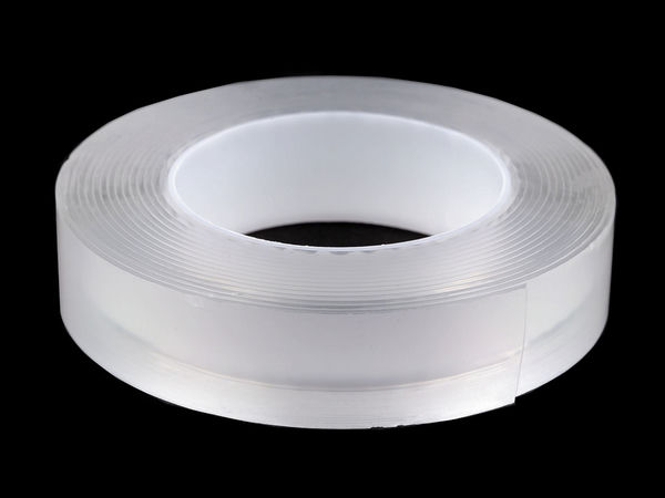 Multipurpose Double-Sided Nano Adhesive Tape | Reusable & Washable Clear Gel Grip Tape (3cm Width, 2mm Thickness)