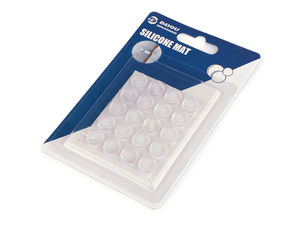 Self-Adhesive Silicone Anti-Slip Pads & Surface Protectors - 20 Pcs (Ø15 mm)