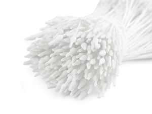 Premium Matte Flower Pistils on String for Crafts - Artificial Stamens for Foamiran, Crepe Paper, and Wreath Decor