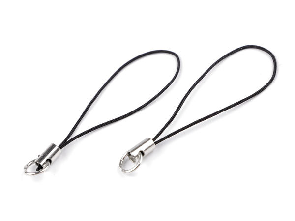 Universal Lanyard Strap Loop with Split Ring for DIY Pendants, Keychains, and Phone Charms
