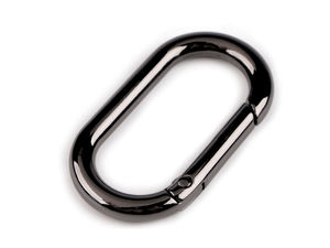Solid Metal Oval Carabiner Clip, 34mm - Premium Hardware for Handbags, Straps, and Accessories