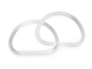 Transparent Acrylic Bag Handles for Purse Making, DIY Crafts, and Macrame