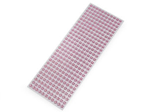 Self-Adhesive Rhinestone Flower Gem Strips - 8mm Sparkling Crystal Decals for Scrapbooking, Cardmaking & DIY Crafts (308 Pieces)