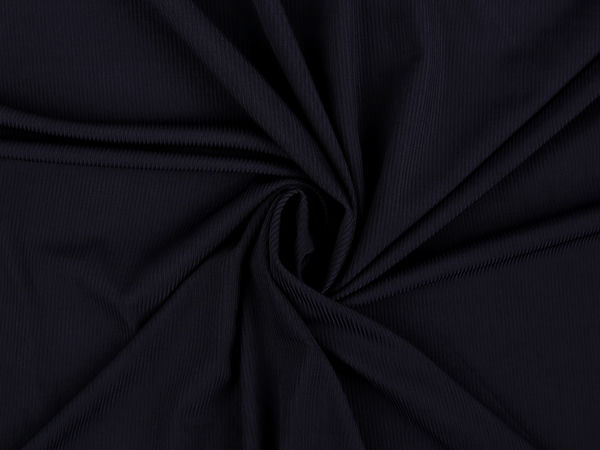 Premium Rib Knit Fabric - High-Stretch Polyester Material for Apparel & Swimwear