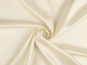Premium Double-Sided Crested Satin Fabric - Elegant Flowing Material with Matte Reverse & Slight Stretch
